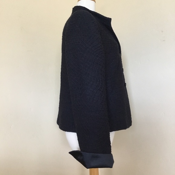 Armani Collezioni Blazer Black Made in Italy Size 16 - Picture 2 of 10